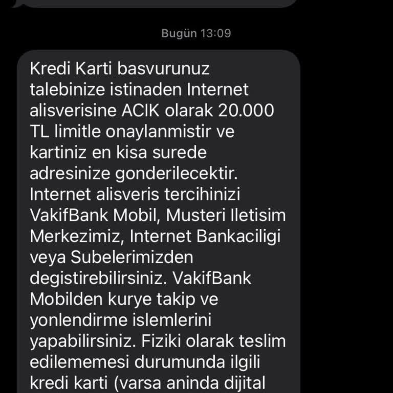 İzinsiz Kredi Kartı Başvurusu Ve Onayı