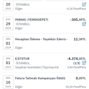 Haksız Kart Aidatı İadesi Talebi