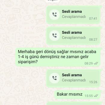 Geciken Kargo Ve İletişim Sorunları