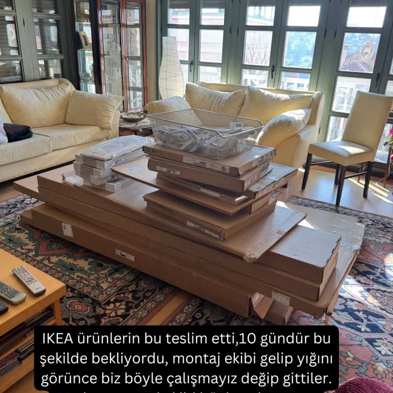 IKEA Montaj Ekibinin Sorumsuz Tavırları