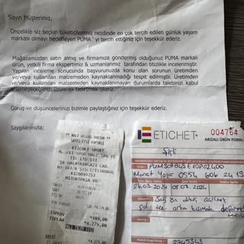 Puma Çocuk Ayakkabısında Kalite Sorunu