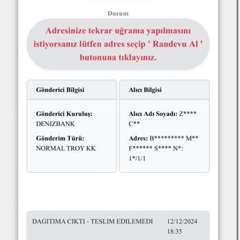 Kuryenet İle Teslimat Sorunu Ve Ulaşılamayan Hizmet