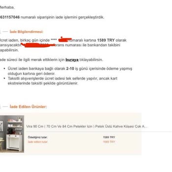 Zamlı Ürün İçin Müşteri Mağduriyeti