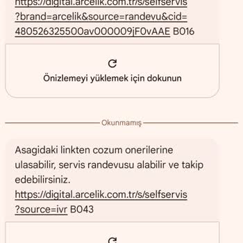 Arçelik Kurutma Makinesi Servis Gecikmeleri Ve Müşteri Memnuniyetsizliği