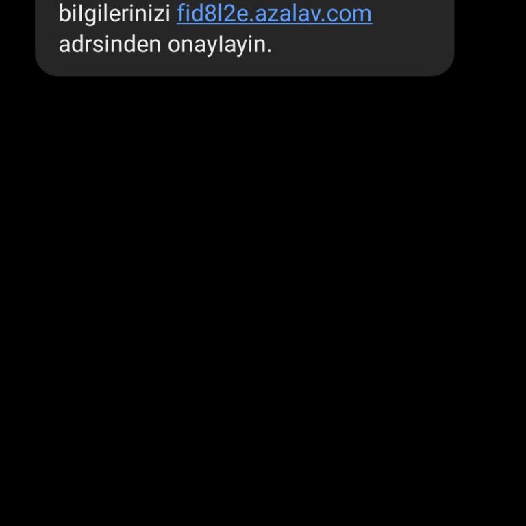 Tarafıma Gelen Yanıltıcı Kargo Mesajı!