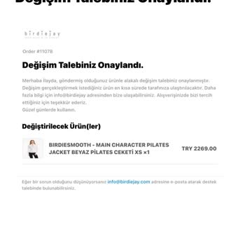 Birdiejay'den Süregelen Değişim Sorunu Ve Yetersiz Müşteri Hizmeti