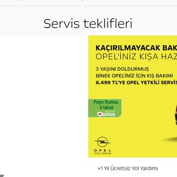 Opel Servisinde Fiyat Belirsizliği