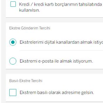 Dijital Ekstre Aldım, Basılı Ekstre Ücreti Kesildi!