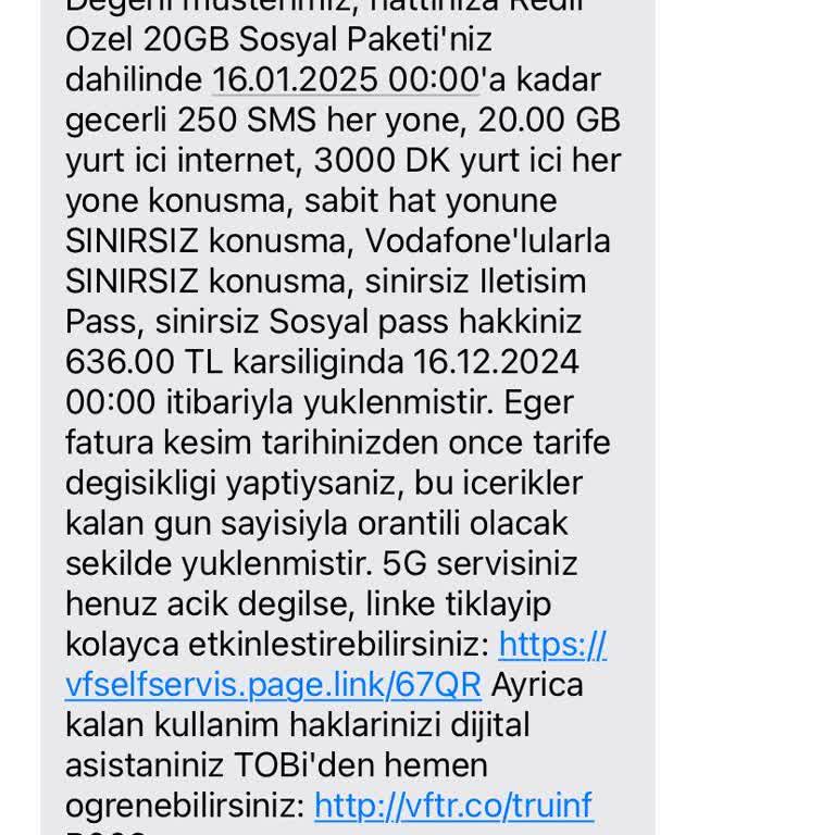 Vodafone'un Sessiz Aramaları Ve Haksız Taahhüt Yenilemesi