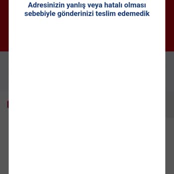 Aras Kargo Şikayeti