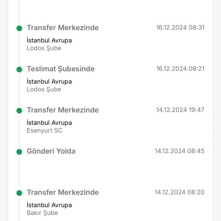 Kargo Teslimat Sürecinde Yaşanan Gecikme