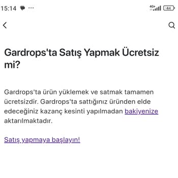 Gardrops'ta Beklenmedik Ücret Kesintisi