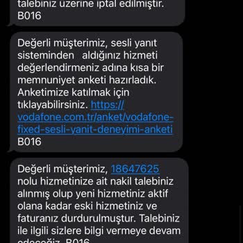 Vodafone Net Ev İnternetinde Nakil Çilesi!