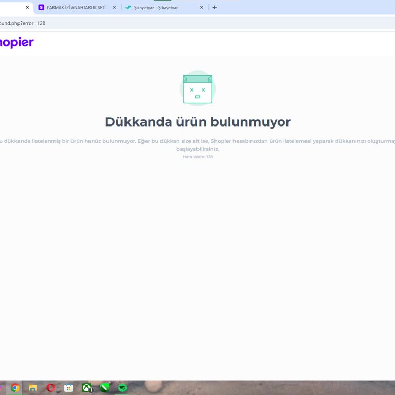 Shopier'de Dükkan Görüntüleme Sorunu