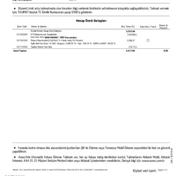 Ödeme Yapmama Rağmen Borçlu Görünmek