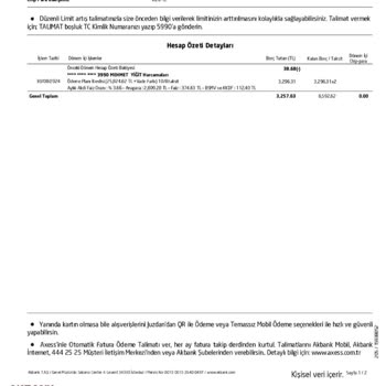 Ödeme Yapmama Rağmen Borçlu Görünmek