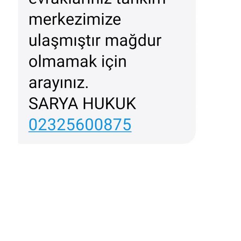 Sarya Hukuk Şikayeti!