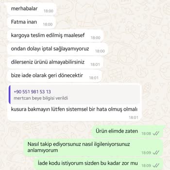 İletişimsizlik Ve Yanlış Bilgilendirme İle İlgili Şikayet