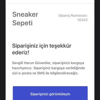 Yanıtsız Kalan İade Ve Değişim Talebi: Sneaker Sepeti'nde Hayal Kırıklığı