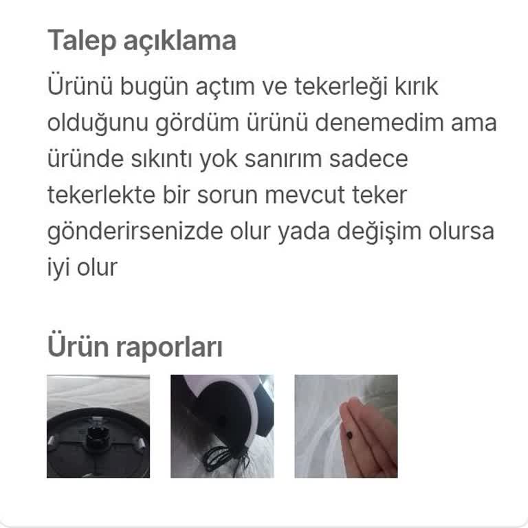 Geciken Kargo Ve Hasarlı Ürün Sorunu