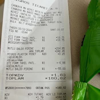 Migros'tan Aldığım Bayat Ürün Şikayeti