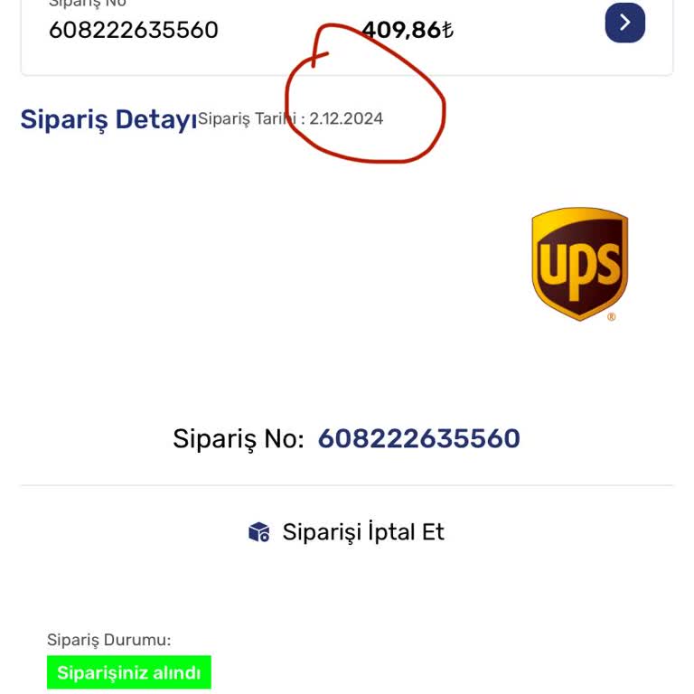 Fenerium Geciken Sipariş Ve Yetersiz İletişim