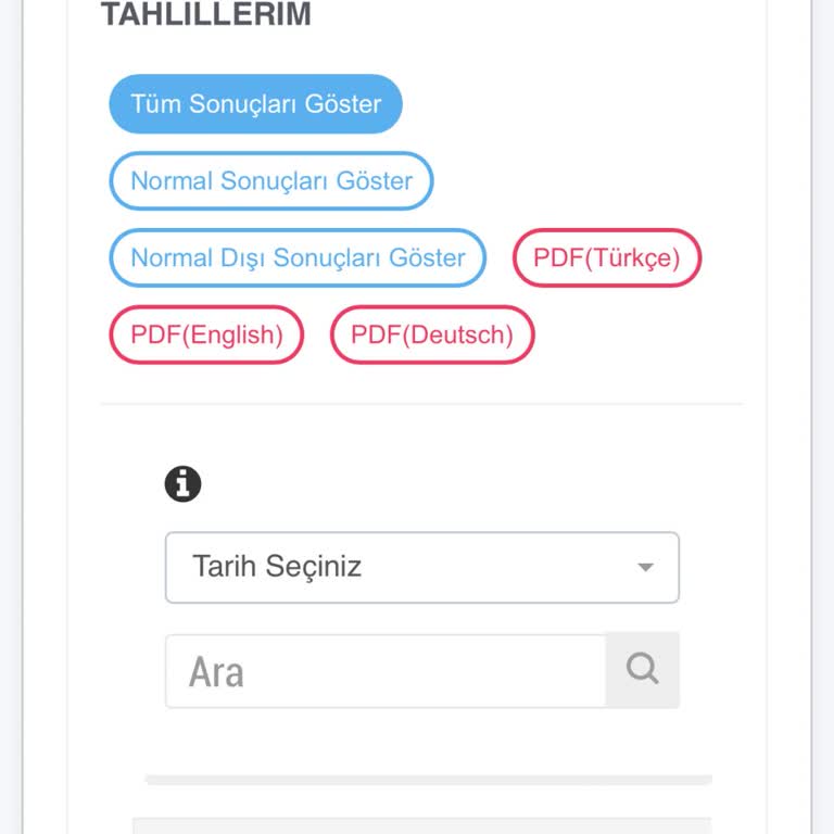 Hastane Test Sonuçları Kayıp
