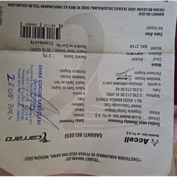 Garanti Kapsamında Olmayan Akort Ayarı Sorunu