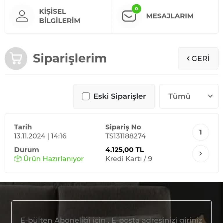 Teslimat Sürecinde Yaşanan Mağduriyet