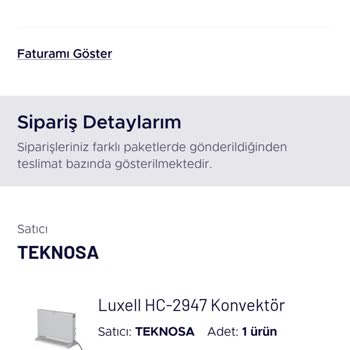 Teknosa'dan Alınan Ürünün Teslim Edilmemesi Ve İade Sorunu