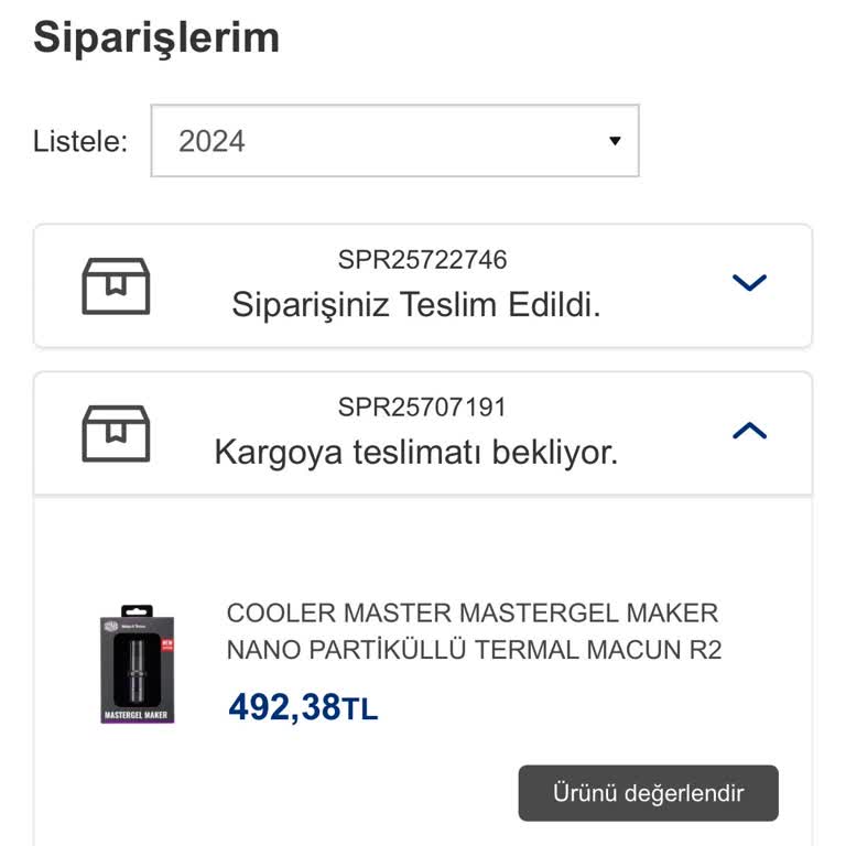 Siparişlerim Kargoya Verilmiyor