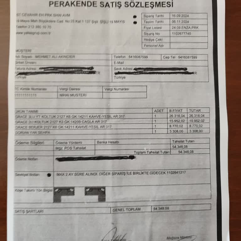 Enza Home'dan Eksik Ve Arızalı Ürün Teslimatı