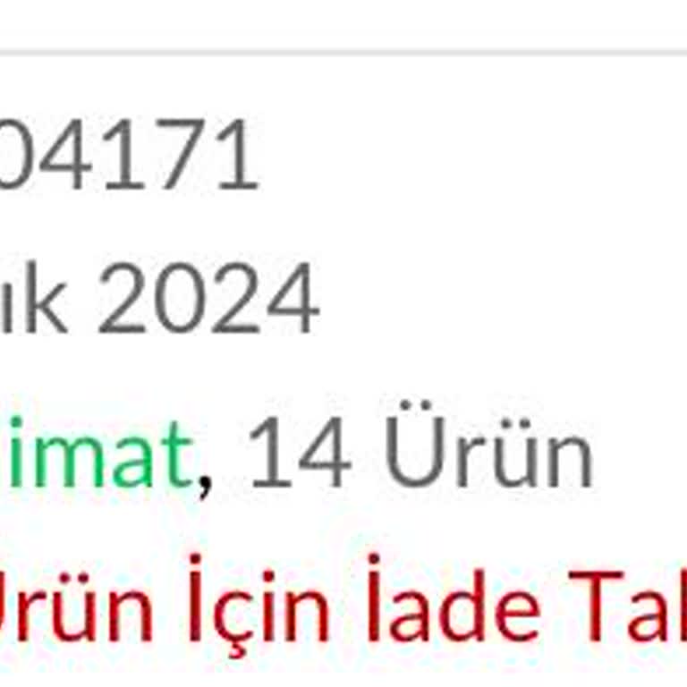 Kaybolan Sipariş Ve İletişim Sorunu