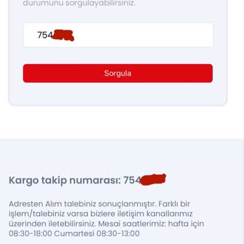 Aras Kargo'nun Adresten Alım Sorunu