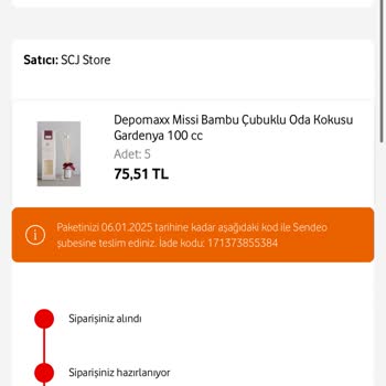 Scj Store Yanlış Ürün Gönderdi!