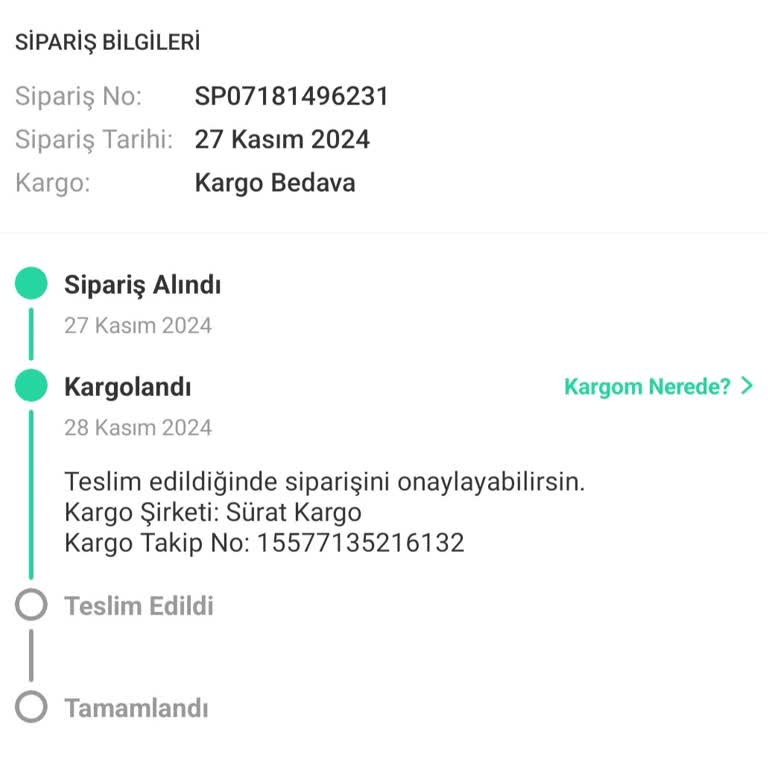 Sürat Kargo İle 18 Günlük Teslimat Çilesi