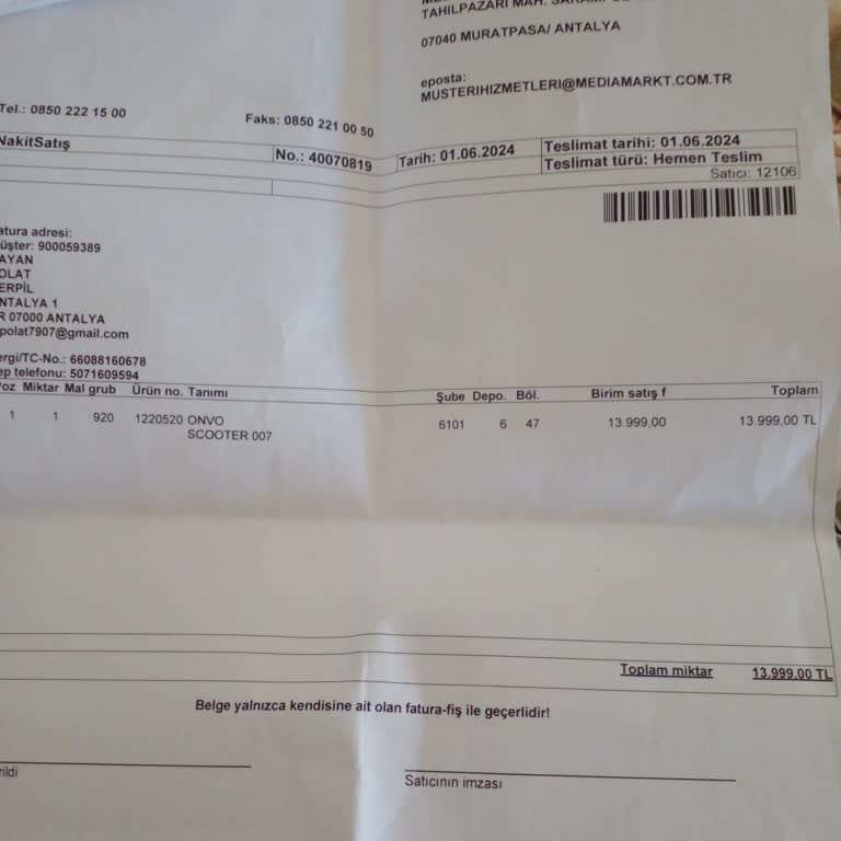 Sürekli Arızalanan Cihaz Ve Yetersiz Servis Hizmeti