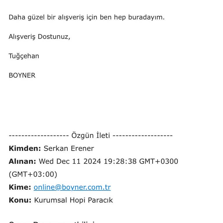 Hopi Paracık Kullanım Sorunu Ve Yetersiz Müşteri Hizmetleri