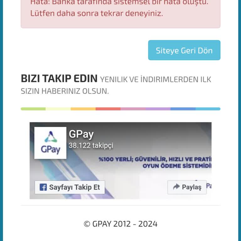 İninal Kart İle Midasbuy Alışverişinde Sistemsel Hata