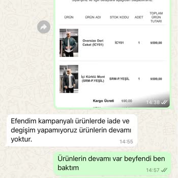 Yanlış Beden Ve İade Sorunu