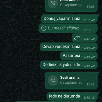 İade Kabul Edildi Ama Param Gönderilmiyor