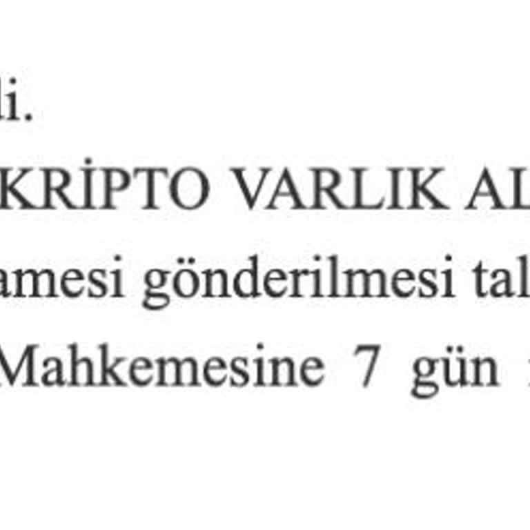 Hayali Kripto Hesabım Üzerine Yanlış Haciz İşlemi