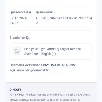 Yanıltıcı Ambalaj Kağıdı Satışı