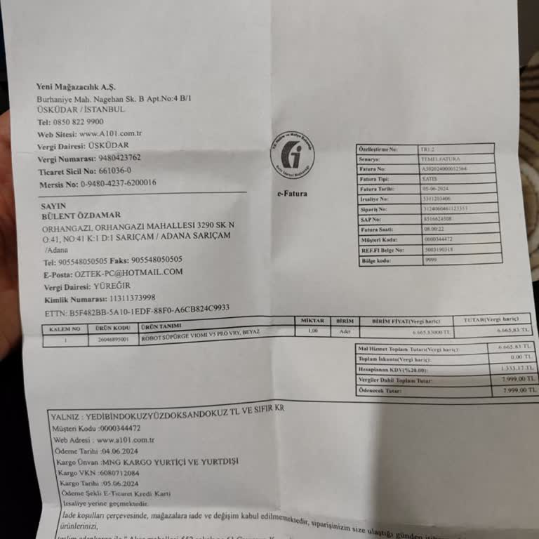 Viomi V5 Pro Fan Hatası Ve Yüksek Servis Ücreti Şoku