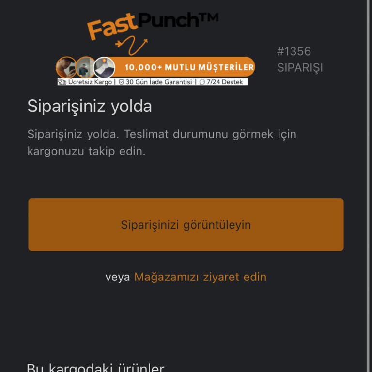 Fastpunch Sitesinden Alışveriş Yaptım, Ürünüm Gelmedi Ve İletişim Kurulamıyor