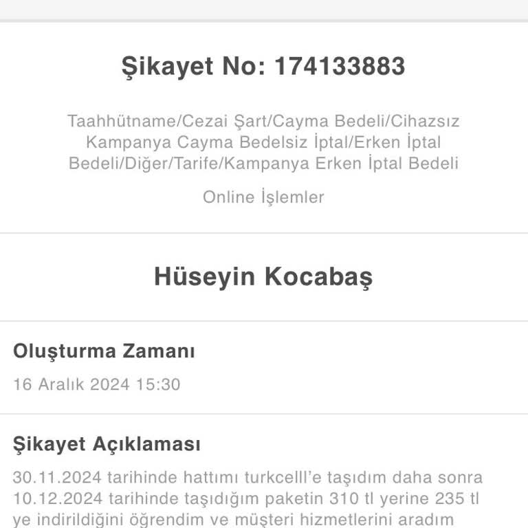 Taahhütlü Geçişte Beklenmedik Fatura Şoku
