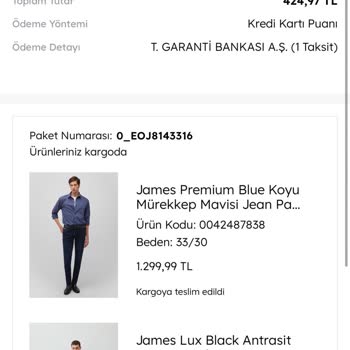 Mavi'den Sipariş Teslimatı Sorunu