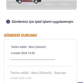 Mavi'den Sipariş Teslimatı Sorunu