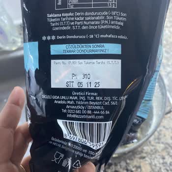 Dondurulmuş Mantıda Şok Edici Sinek Skandalı