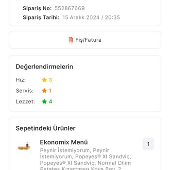 Eksik Sipariş Ve İade Sorunu
